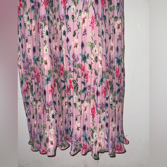 Sara Navon Floral  Pleated  Boho Maxi Dress - Picture 2 of 12